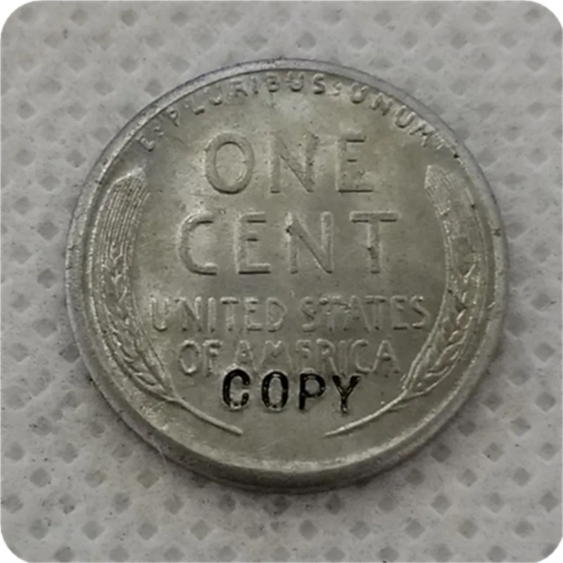 США 1944, S, D сталь Lincoln Пшеница цент, Пенни копия