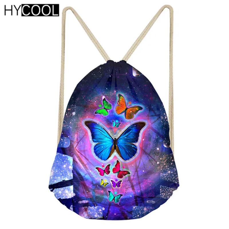 HYCOOL 2019 маленькая сумка на шнурке для фитнеса рюкзак детей мальчиков и девочек