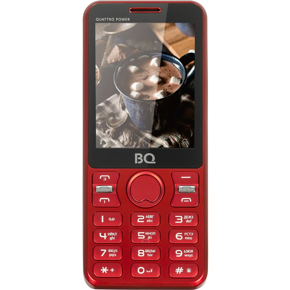 Мобильный телефон BQ Quattro Power 2812 32Mb красный 4Sim 2.4" TN 240x320 0.03Mpix