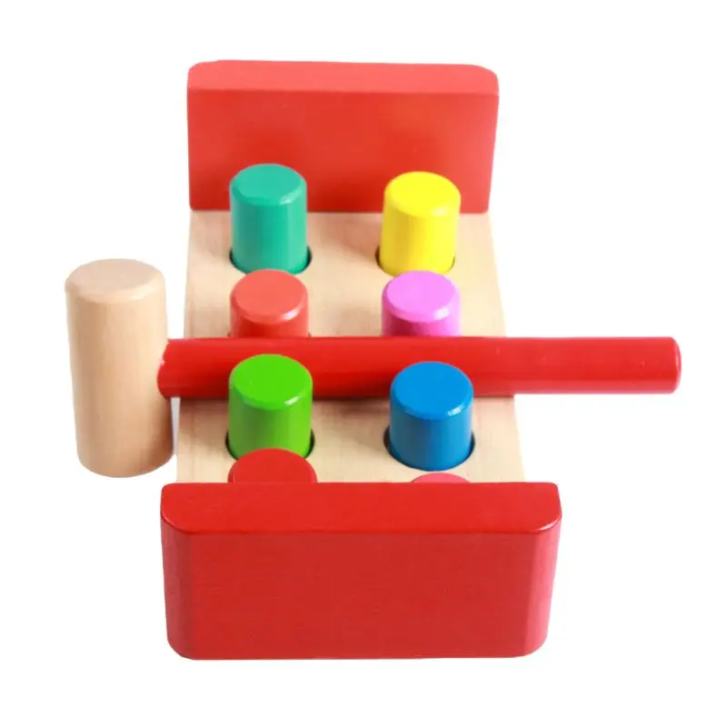 

Wooden Fun Color Piling Table Beats Hamster Kids Children Early Education Puzzle Parent-child Toy