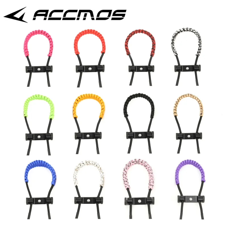 Cinghia Polso Per Arco Elong Outdoor - Pelle E Paracord, Regolabile - Foto 4