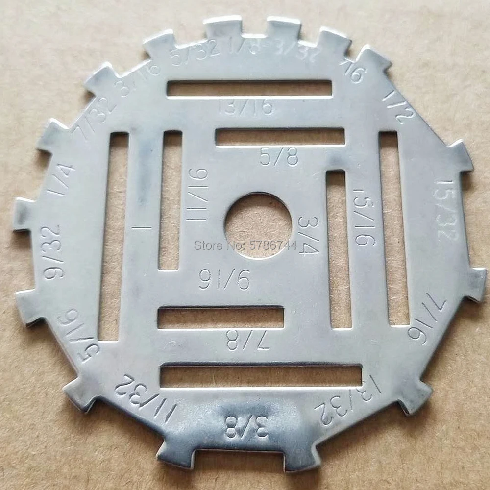 

Metal measure measuring Disc Ruler Tools UMD