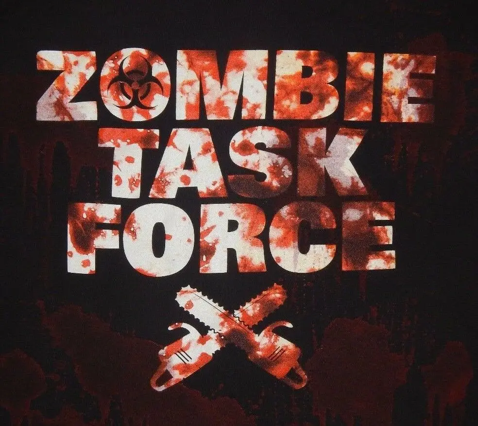 Zombie Task Force Mens Size L Graphic T Shirt Free Shipping Zombie Task Force Mens Size L Graphic T Shirt Free Shipping