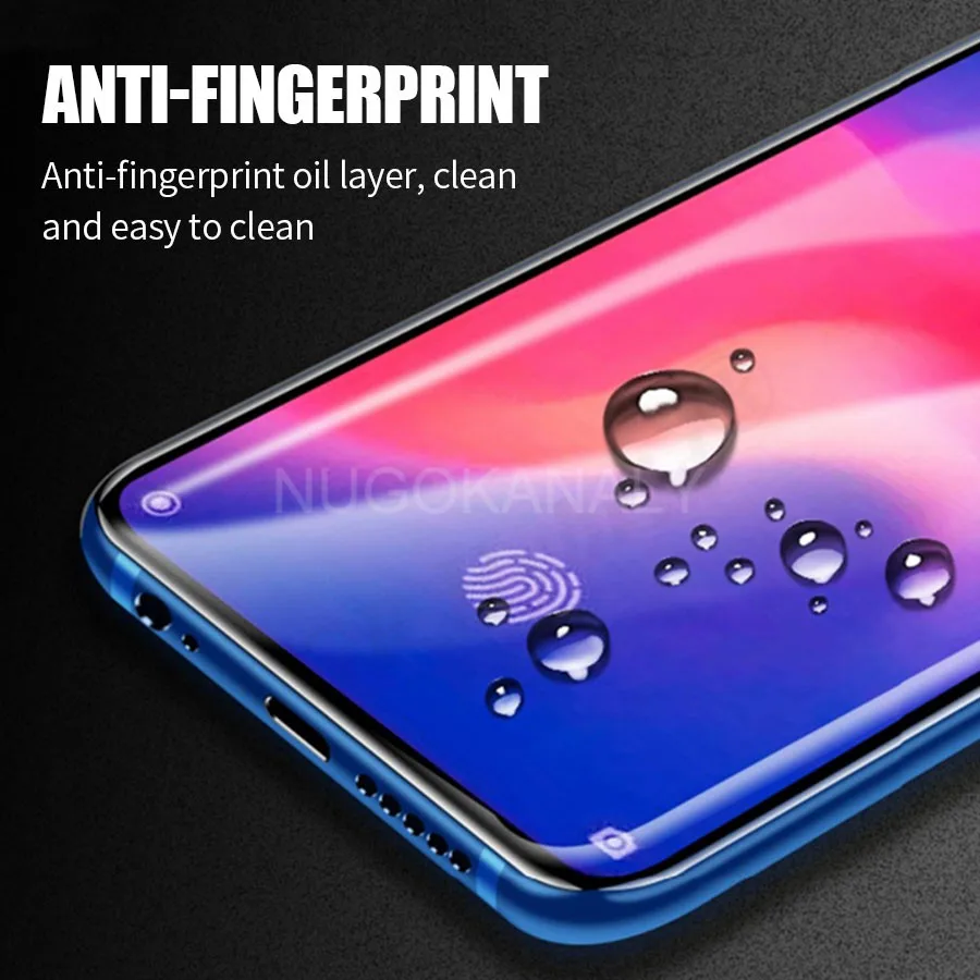 20D полное покрытие Клей закаленное стекло протектор экрана для Xiao mi Red mi K20 Note 7 Pro 7A mi 9T 9 8 SE Lite защитная пленка