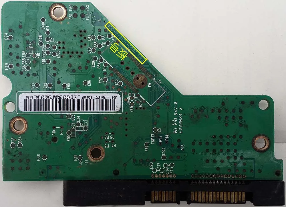 2060-701477-001 002 REV WD5000ABYS-01TNA0 для WD 3 5 SATA HDD жесткий диск ремонт инструмента материнская