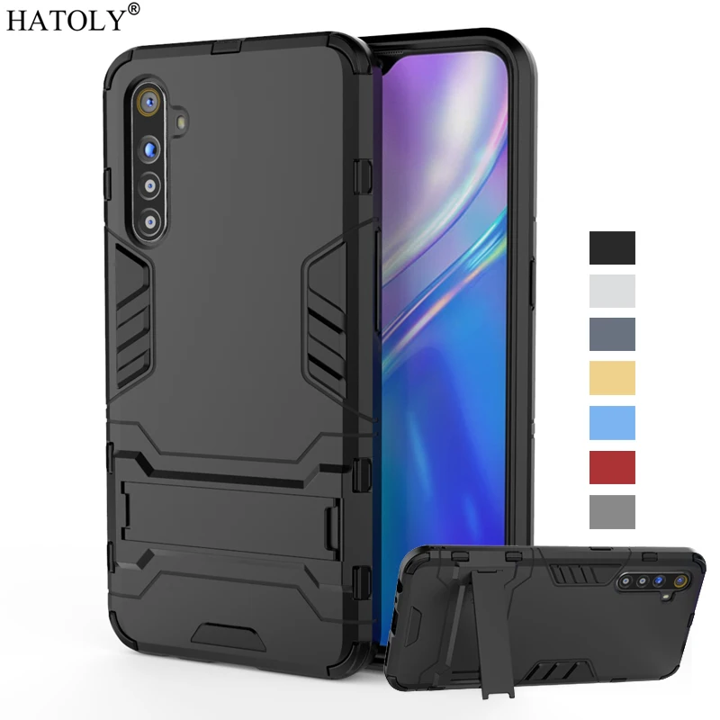 Case Realme XT Cover For Oppo Realme XT 730G Armor TPU Rubber Shell Hard Phone Case For Oppo Realme XT Back Cover Case Realme XT