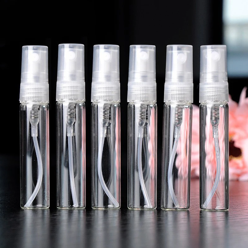 12pcs 5ml Portable Mini Perfume Bottle Glass Empty Thin Tube Sample Vials Spray Test Atomi W9Y9 | Красота и здоровье