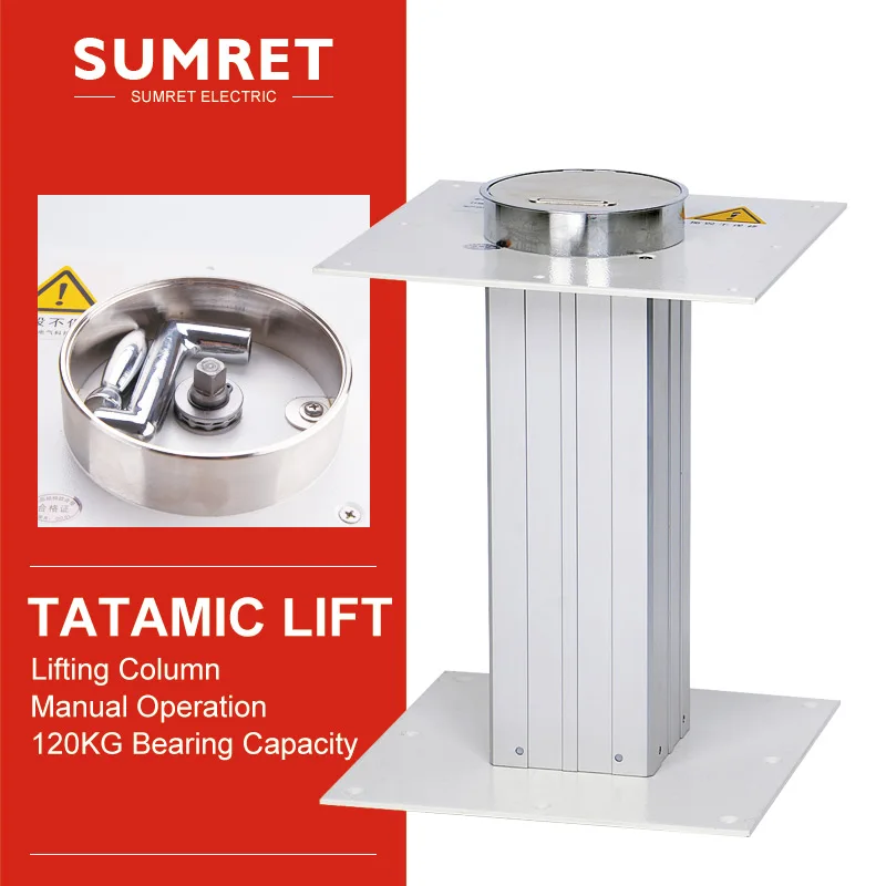 

Tatami Manual lift table automatic lifting platform adjustment height 260-550 310-670 360-800 410-700 MM silent noiseless