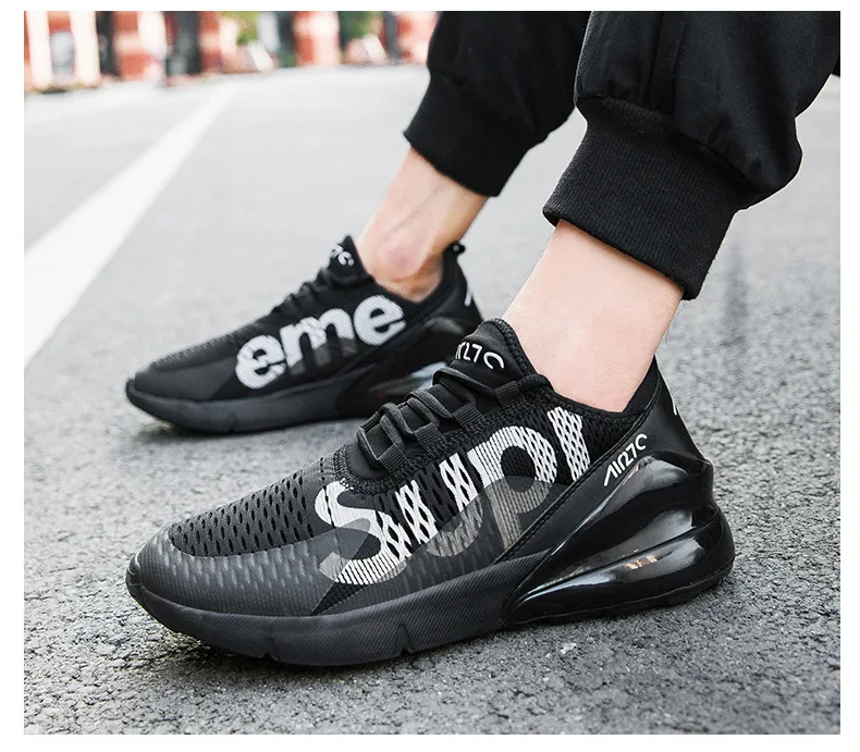 Leisure Time Man Outdoors Sneakers Low Help Bradyseism Run Shoe Male Ventilation Thick Bottom Net Cloth Male Shoe