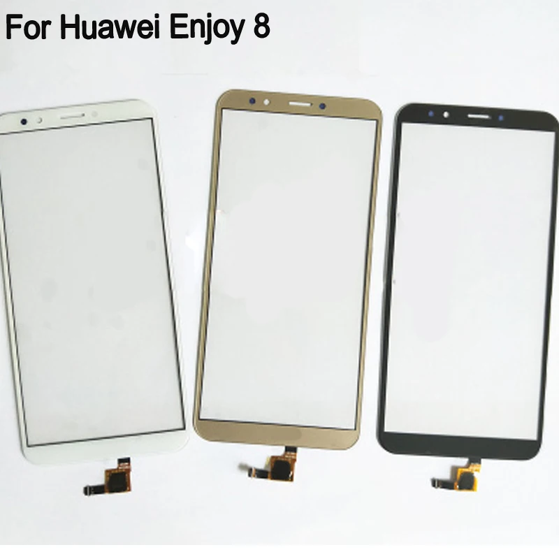 Для huawei Enjoy 8 Сенсорная панель экран дигитайзер стекло сенсор сенсорный экран сенсорная панель с шлейфом Замена Enjoy8