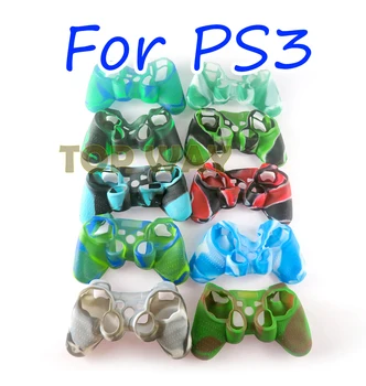 

ChengChengDianWan Protective Dual-Color Style Camouflage Silicone Case for PS3 Controller 5pcs/lot