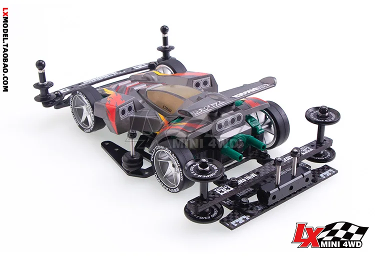 Tamiya 19409 модифицированные запасные части для мини 4WD автомобильный комплект супер 1 шасси JR Neo Tri Dagger/Tridagger ZMC