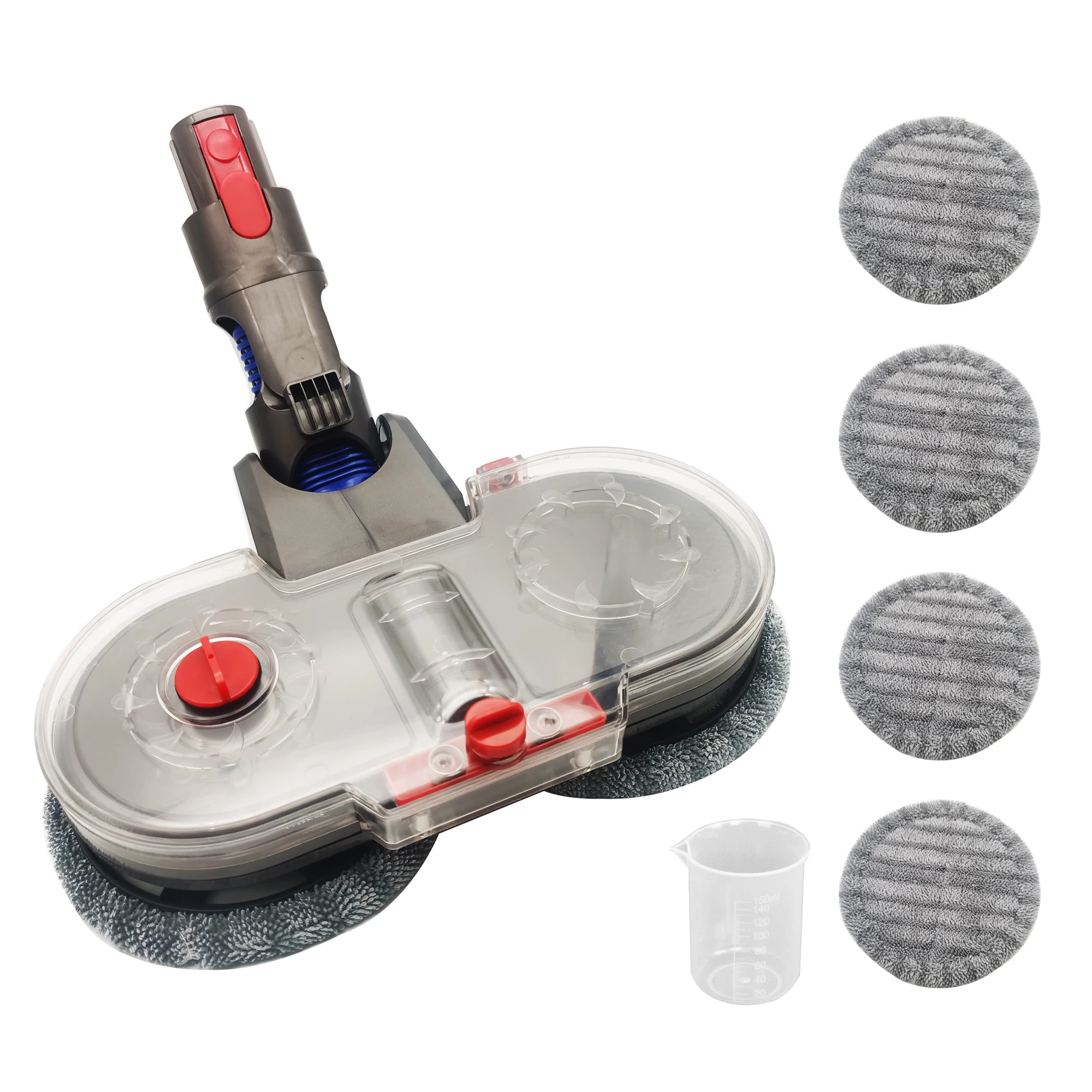 Testina Elettrica A Secco Per Lavaggio A Secco Per Dyson V7 V8 V10 V11 Accessori Sostituibili Con Serbatoio Dell'Acqua Mop Head Mop Pad Tazza D'Acqua