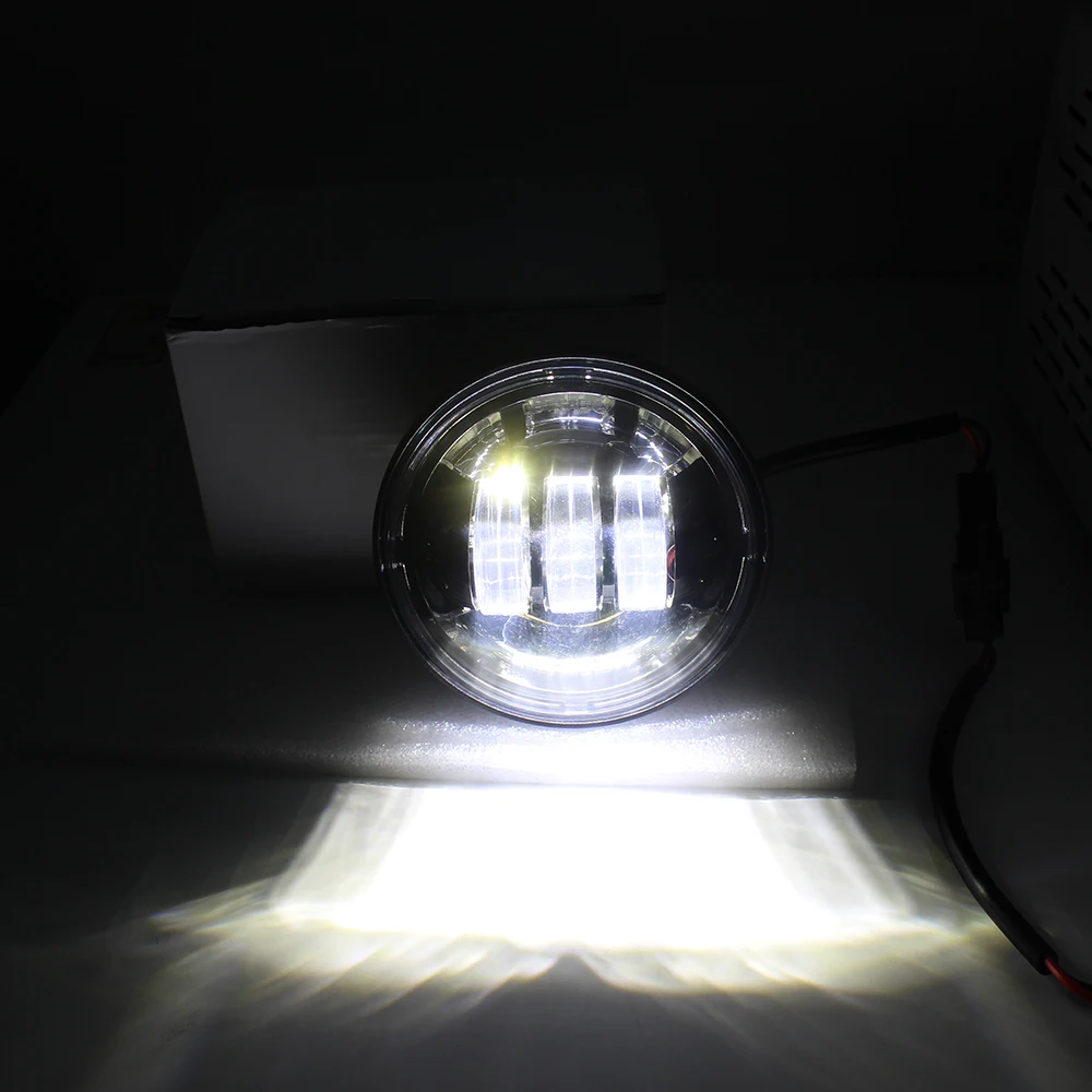 7-дюймовый светодиодный фонарь для мотоцикла Hi/low Beam С DRL и 30 Вт противотуманная фара 4,5 ”дополнительные фары для любых моделей 7" и 4,5 дюймов