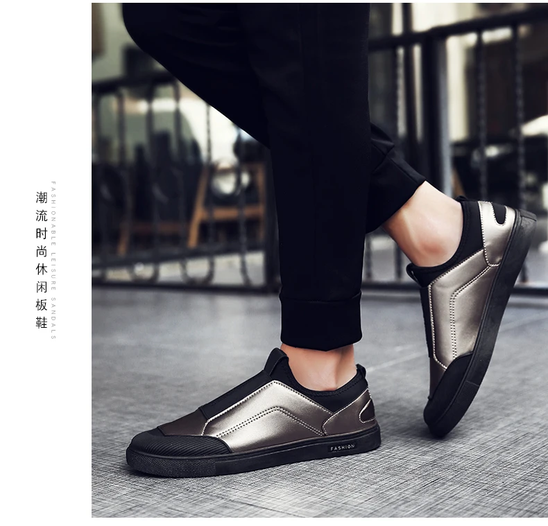 VRYHEID/Осенняя Роскошная брендовая повседневная мужская обувь; кожаные модные классические черные и белые кроссовки на плоской подошве; Мужские дышащие кроссовки; Zapatos De Hombre