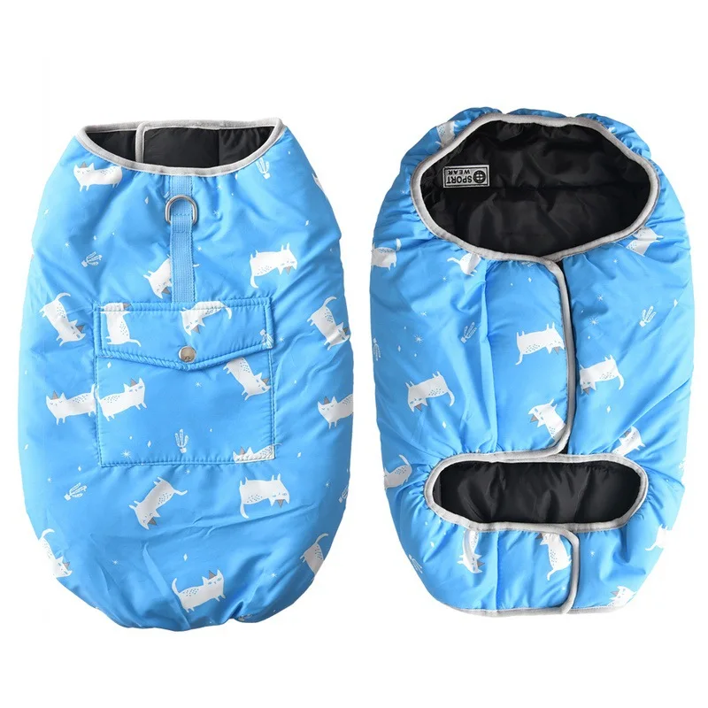 Sport Winter Dog Clothes Small Pet Clothing Vest Puppy Jacket Warm cotton dog Coat waterproof For Small Medium Large big Dogs