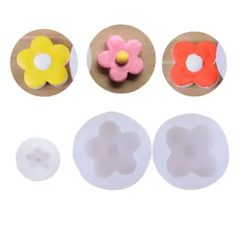 

3 Sizes Flower Resin Rose Flower Pendant Silicone Mold Epoxy Resin Casting Floral Mold Jewelry Making Art Crafts Tools