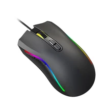 Проводная игровая мышь USB 7200 dpi 6400 dpi RGB оптическая Эргономика для геймеров, ноутбуков, ПК, мыши 7/6 независимо от кнопок для ноутбука, ПК геймера