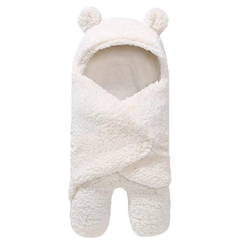 

Baby Swaddle Blanket,Ultra-Soft Plush Essential for Infants 0-6 Months,Receiving Swaddling Wrap White,perfect for Baby Accessori