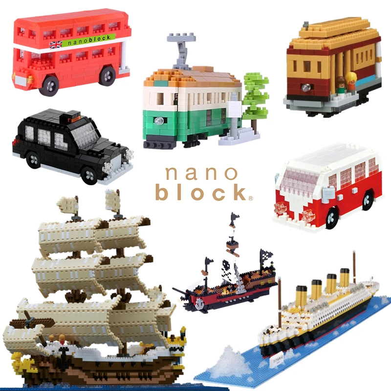 Прицел Nanoblock чтобы увидеть серию Full Landmark известные микростроительные блоки |