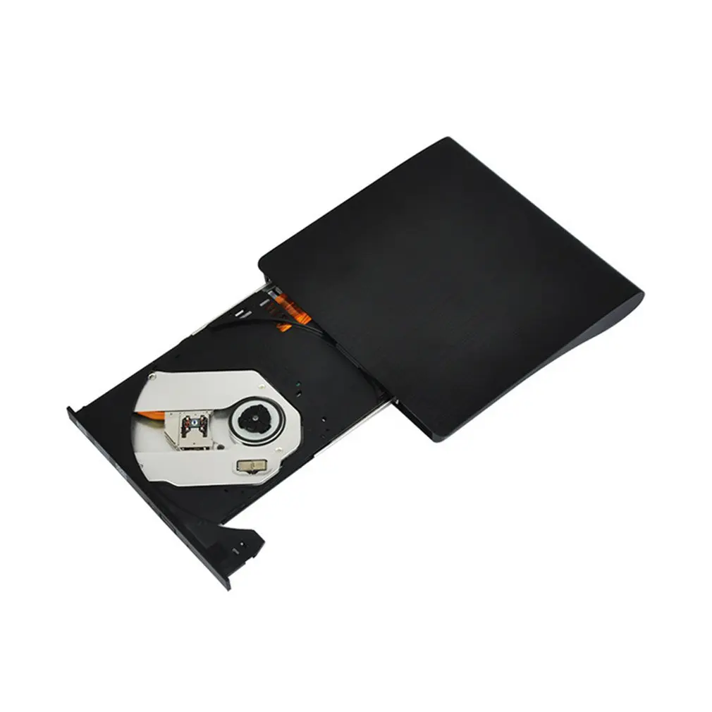 USB 3,0 тонкий внешний DVD RW CD Писатель Привод горелки ридер плеер Оптические приводы для портативных ПК