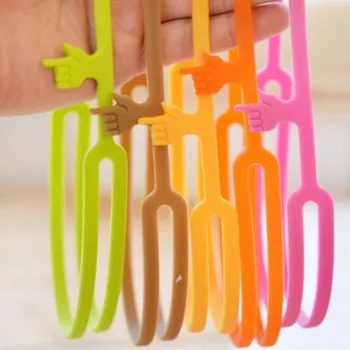

New Book Bookmarks Bookends Tool Clip Organizer Elasticity Reader Silicone Creative Inspiration Good Helper To Take Notes