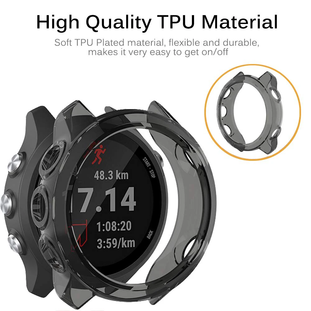 Garmin Forerunner 245 245 ǿ ȣ ̽  ȭ ȣ, Ʈ TPU ȣ Ŀ , ȭ  ʸ, 2 in 1