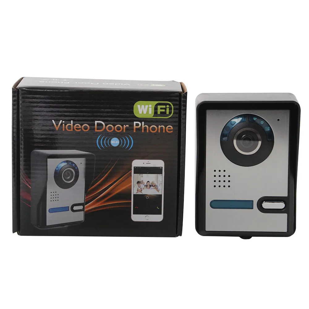 Wifi цифровой видеодомофон, дверной звонок Домофон беспроводной IP дверной замок ночного видения Водонепроницаемый 720P домофон камера