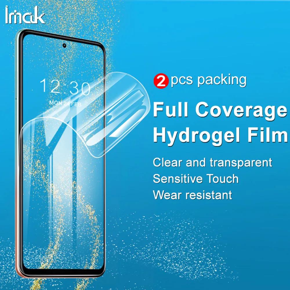 Гидрогелевая пленка imak Для Samsung Galaxy M62 F62 передняя мягкая прозрачная защитная для