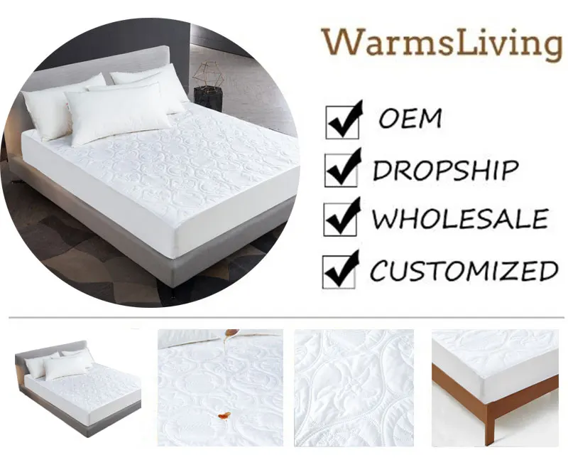 Cotton,waterproof,mattress,embossing,moisture proofa,Simmons,protective cover,mattress cover 100%Polyester Solid color Bed Sheet