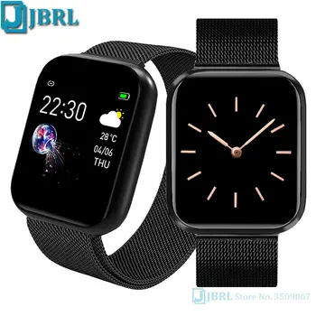 

Full Touch Smart Watch Men Women Smartwatch Electronics Smart Clock For Android IOS Fitness Tracker Stainless steel Smart-watch