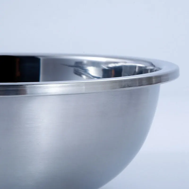 1pc 7size New Stainless Steel Easy To Wash Rice Bowl Breaking-Proof Bowl Anti-Rust Smooth Rolled Edge Safe Kids Children Bowl