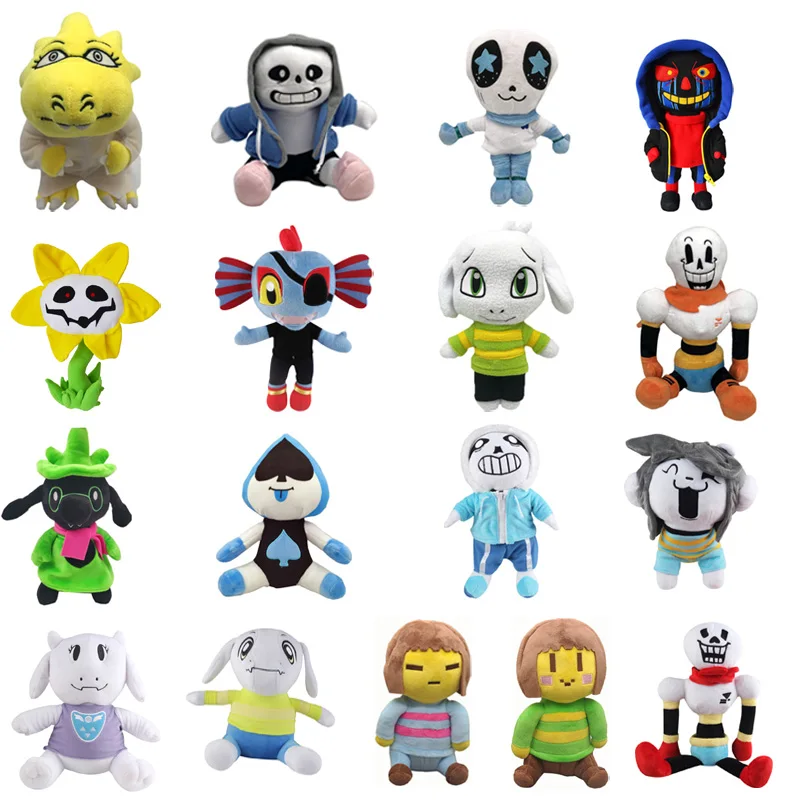 24 стиля Undertale плюшевые игрушки 20 30 см искусственная шарма Temmie мягкие куклы