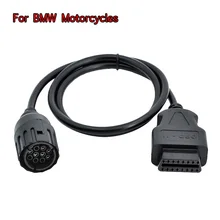 ICOM D Кабель для BMW Мотоциклы Диагностика мотоциклов кабель BMW 10 Pin к OBD 16 pin адаптер