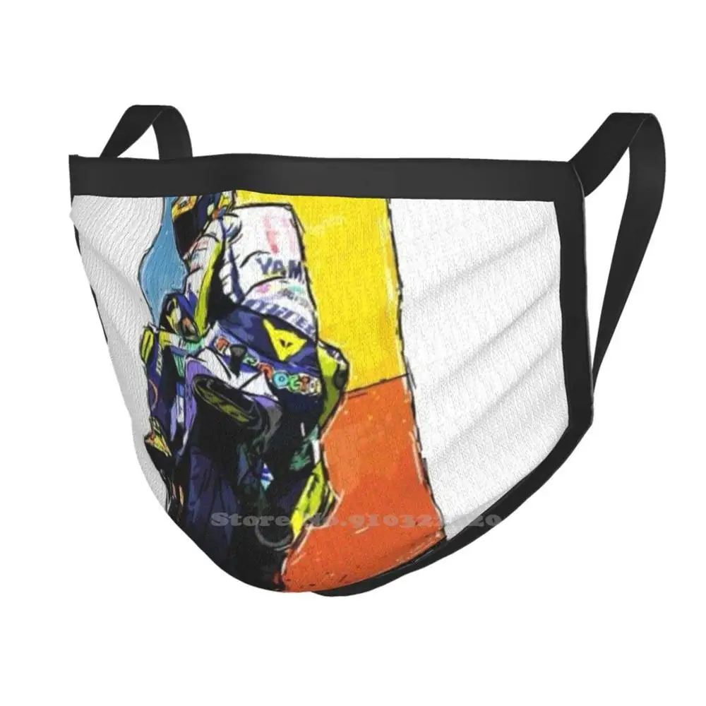 Rossi Cycling Skiing Hiking Camping Sport Scarf Motorbike Rossi wool scarf mens