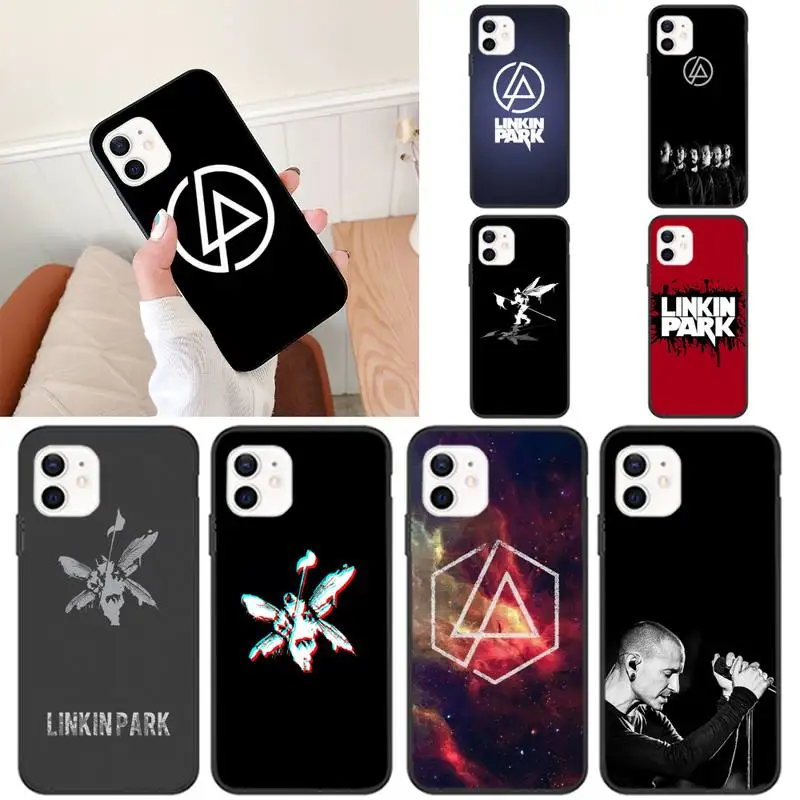 Чехол Rock L-Linkin And-Park для iPhone 11 12 Mini 13 Pro XS Max X 8 7 6s Plus 5 SE XR | Мобильные телефоны и