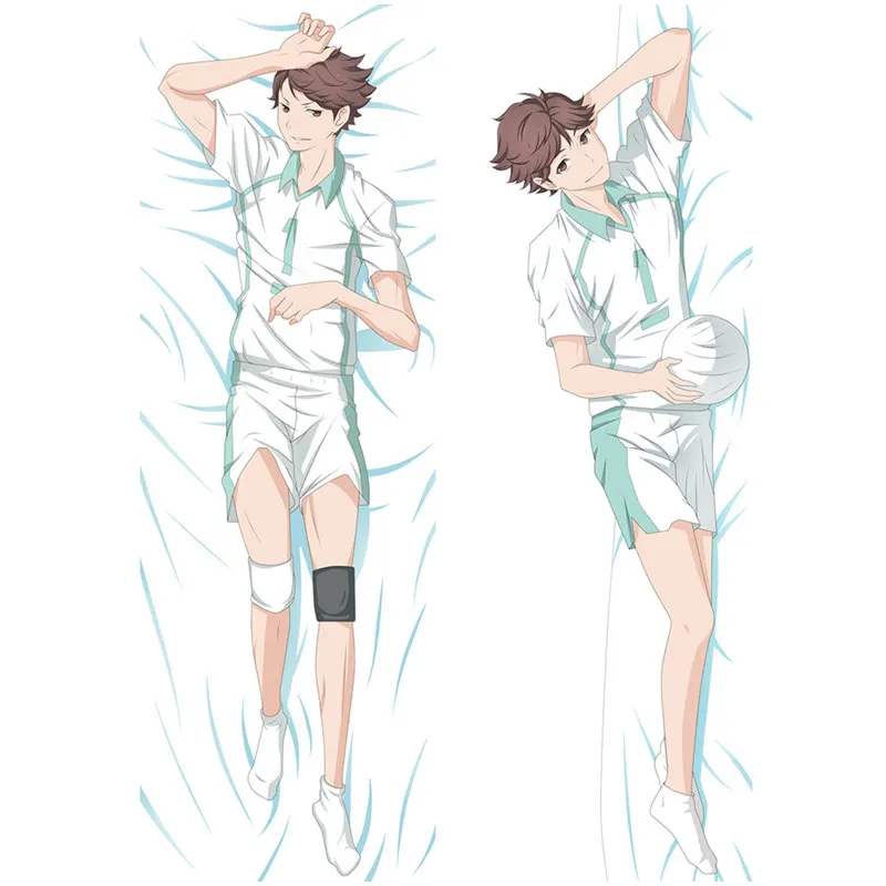 Аниме Haikyu наволочка Хината shoyo Dakimakura Чехол сексуальная девушка крутой мальчик 3D двухстороннее постельное белье обнимающие наволочки для подушек HU02 - Цвет: Polyester