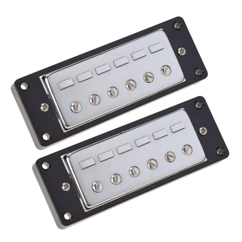 

Electric Guitar Neck Bridge Pickups Set Dual Coil Humbucker with Mounting Screws