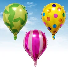 Воздушный шар из фольги, алюминиевая пленка, воздушная баллон, поперечная граница для декоративной сцены в полоску, в горошек, воздушный шар из фольги, весь