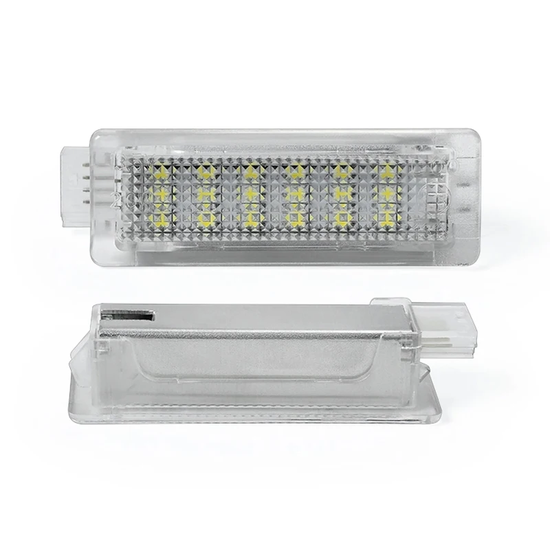 2Pcs LED Under Door Courtesy Interior Footwell Light Luggage Trunk Glove Box Lam