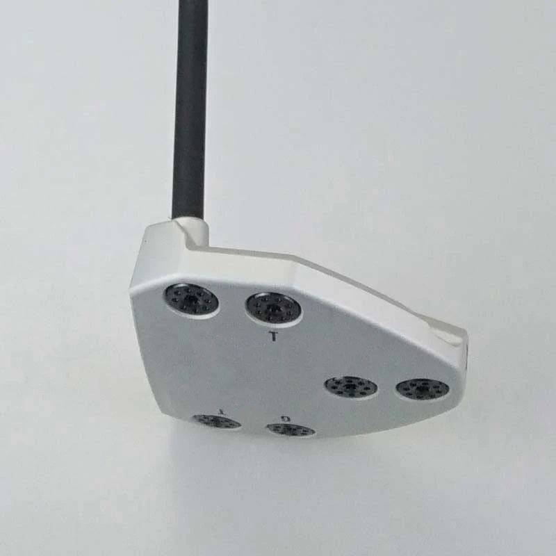 Гольф клуб серебряное круглое отверстие GT putters черный стальной вал с крышкой стержня клюшки для гольфа