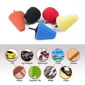 

Tool Buffing Pad Buff Automotive Supplies Cleaning 6mm Foam Ball Sponge
