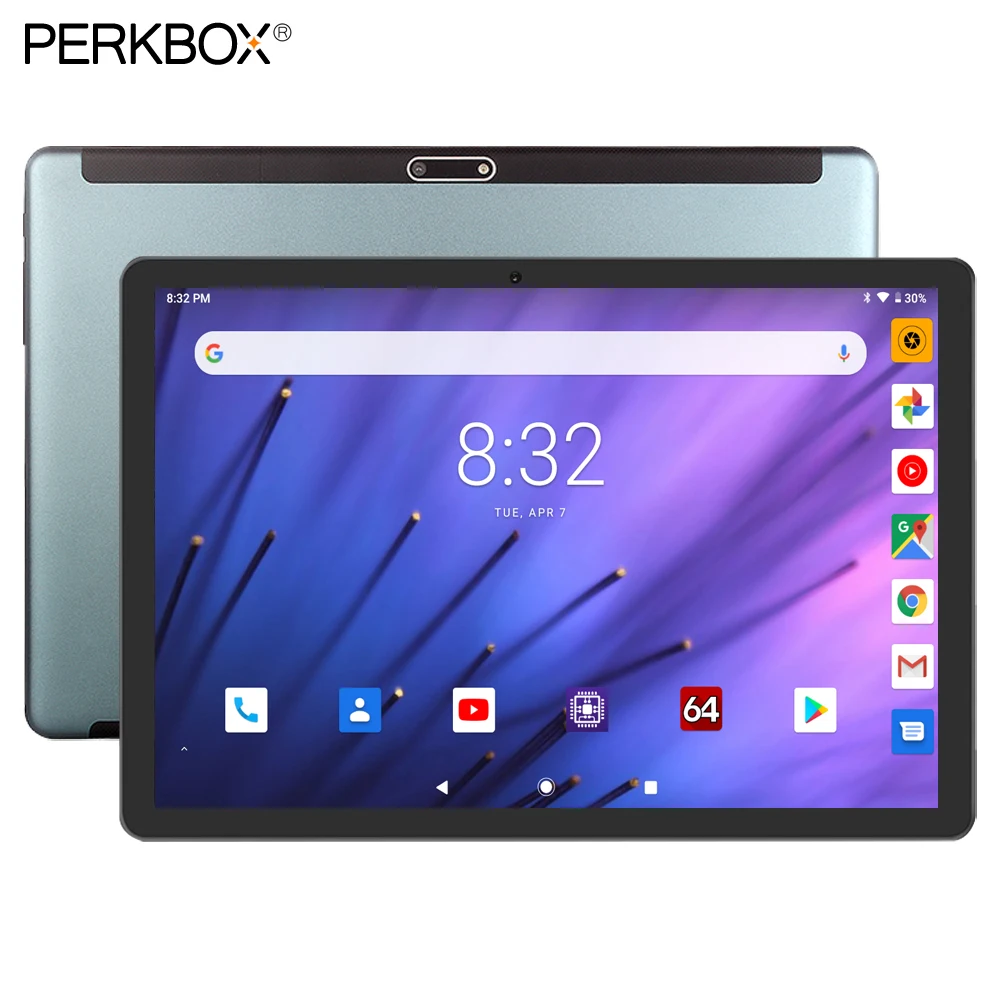 10 дюймовый планшет 1280X800 IPS HD экран 32 ГБ Android 9 0 две камеры Wi Fi Bluetooth Youtube GPS Pad 1