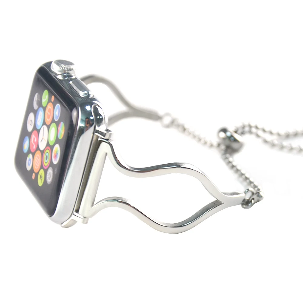 style G Ремешок для Apple Watch серии 5 4 3 2 iwatch ремешок геометрической формы классический стиль браслет с подвеской и кисточкой для девочек - Цвет ремешка: style G