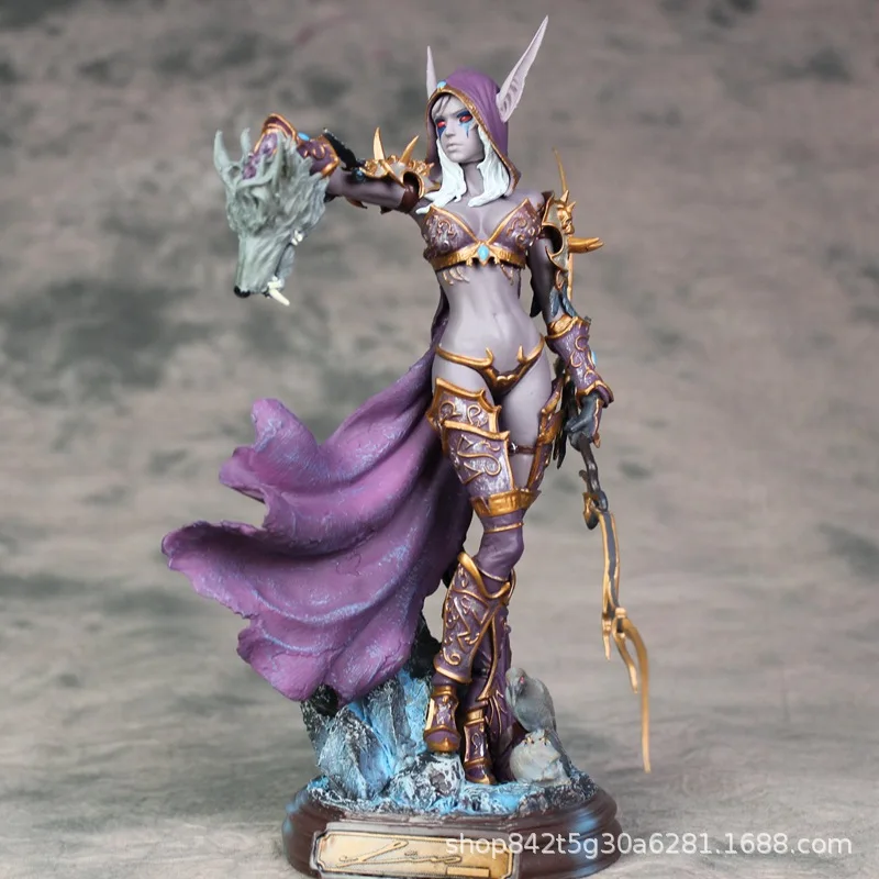 Рисунок игры World of Warcraft Сильвана призрак queen статуя Гараж Комплект Модель изысканное украшение