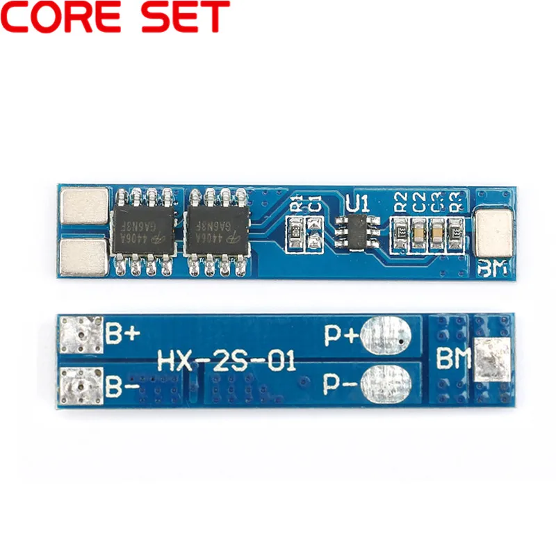 1 шт. 2 S 5A 7,4 V/8,4 V 18650 литиевая батарея зарядное устройство плата литий-ионная батарея Зарядка BMS над зарядным модулем