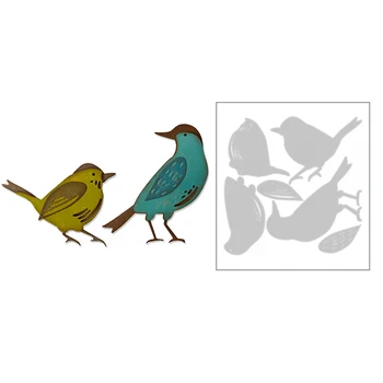 

2020 New Spring Birds Metal Cutting Dies and Animal Die Paper Cut Scrapbooking For Crafts Greeting Card Making No Stamps Sets