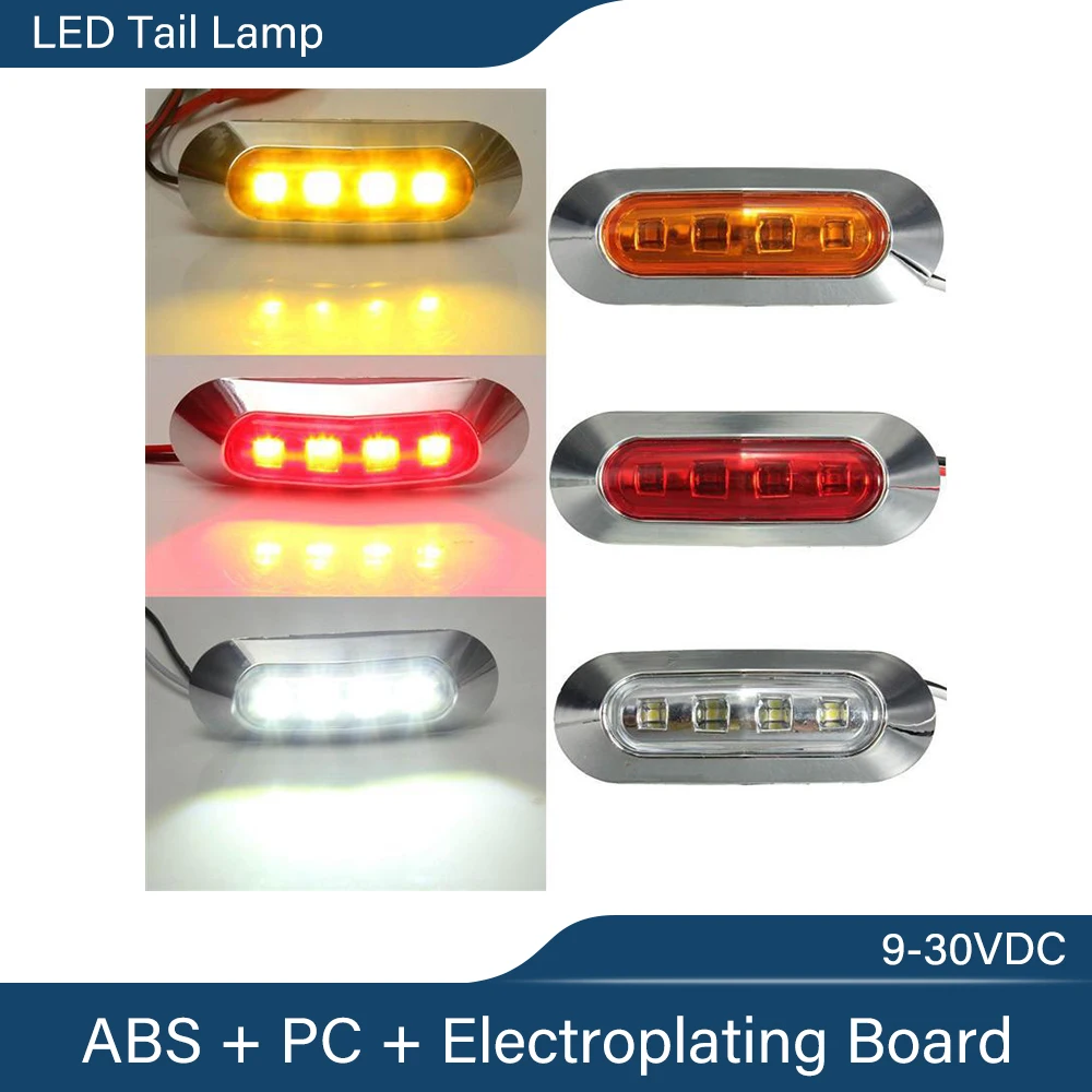 Marine Boat LED Stern Light Transom White Yellow Red LED Tail Lamp