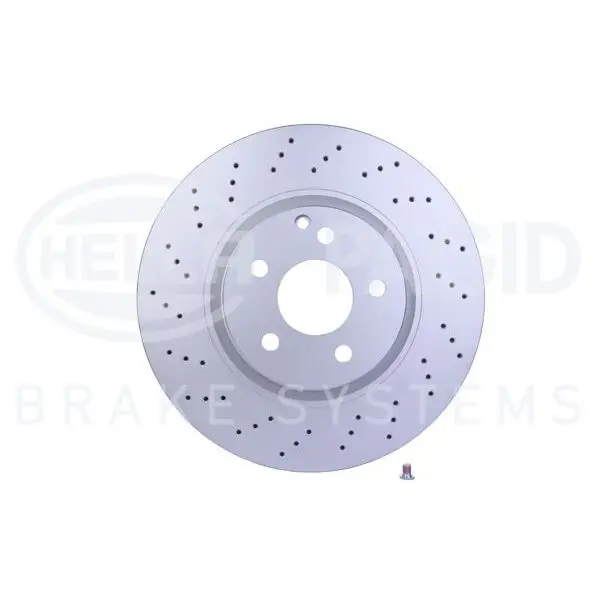 Диск тормозной MERCEDES W221 05- передний D=335мм. HELLA 8DD 355