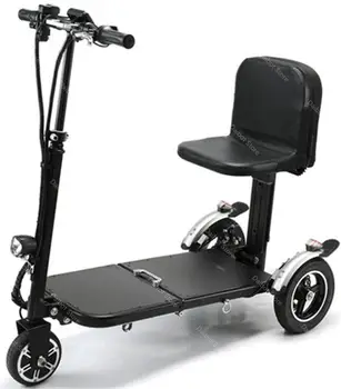 Online Elektrische Roller Für Ältere/Behinderte Drei Räder Elektro-scooter 250W 36V Smart Elektrische Klapp Dreirad Mit Rucksack